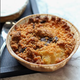 CRUMBLE POIRE CHOCOLAT