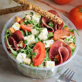 SALADE LA TOMATE MOZZA