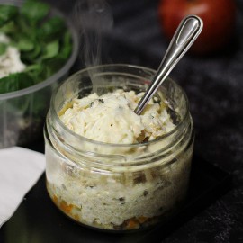 RISOTTO COURGES ET PECORINO