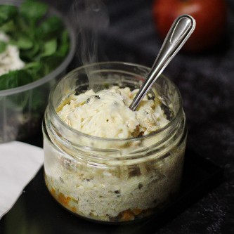 RISOTTO COURGES ET PECORINO