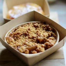 CRUMBLE RHUBARBE CHOCOLAT BLANC