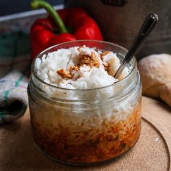POULET ROUSSI CRÉOLE